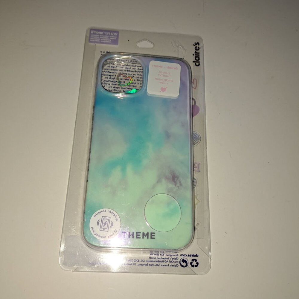 phone Case Claire iphone 13 14 15 pastel colors pink lilac blue NEW tie dye